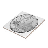 Carreau Quart de dollar du Nebraska (Côté)