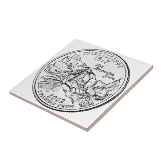 Carreau Quartier d'État du Mississippi (Côté)