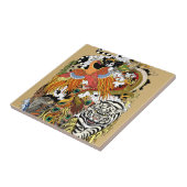 Carreau quatre animaux célestes (Côté)