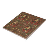 Carreau Quatre bouddhas dans le bouddhisme terrestre pur (Côté)