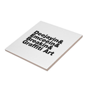 Carreau Quatre éléments de l'Hip hop