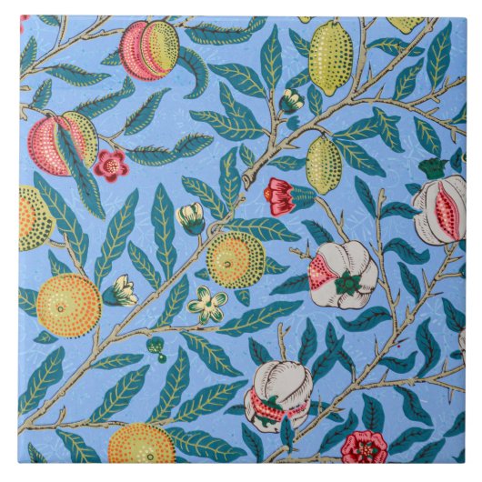 Carreau Quatre fruits, William Morris (Devant)