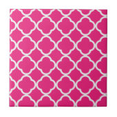 Carreau Quatrefoil rose clair (Devant)