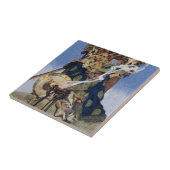 Carreau Queen Maeve Warrior Princess Imaginaire Art (Côté)