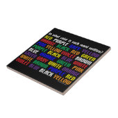 Carreau Quelle est ma couleur ? (Côté)