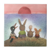 Carreau Quelque chose de rouge (Devant)