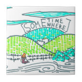 Carreau Quelque part / Parfois (Devant)