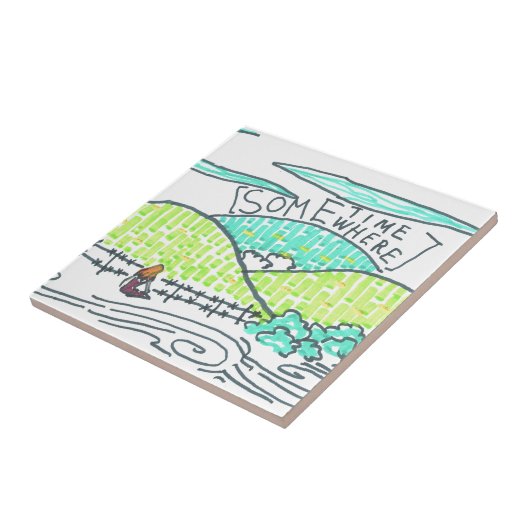 Carreau Quelque part / Parfois (Côté)