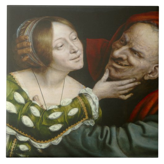 Carreau Quentin Matsys - Amateurs Maladroits (Devant)
