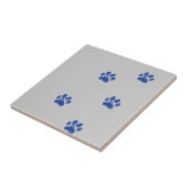 Carreau Qui a quitté les empreintes de pattes ? ? ? (Côté)