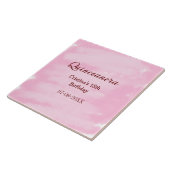 Carreau Quinceanera anos 15e anniversaire ajouter nom text (Côté)