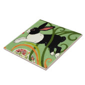 Carreau Rabbit néerlandais sur Carrelage design Art Déco V (Côté)