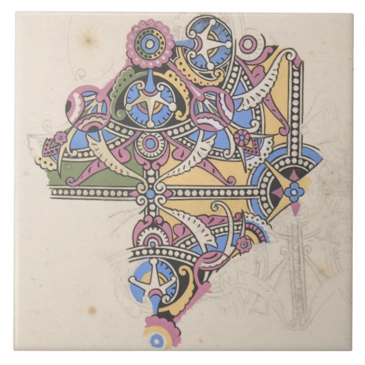 Carreau Raboteuse de Christopher d'art décoratif de (Devant)