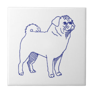 Carreau Race de chien Carlin