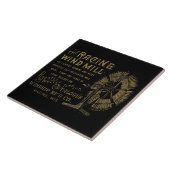 Carreau Racine Wind Mill Racine Wisconsin 1889 (Côté)