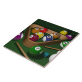 Carreau "Rack'em up", jeu de billard (Côté)