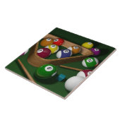 Carreau Rack'em up, jeu de billard (Côté)