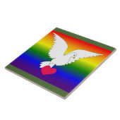 CARREAU RAINBOW HEART DOVE (Côté)