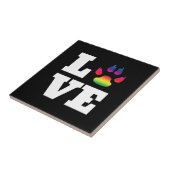 Carreau Rainbow paw (Côté)