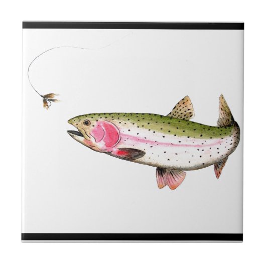 Carreau Rainbow Trout Fly (Devant)