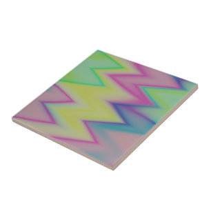 Carreau Rainbow Zigzags
