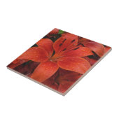 Carreau Raindrops sur une Lily (Côté)