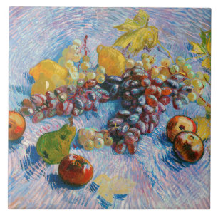 Carreau Raisins, citrons, poires et pommes, Van Gogh