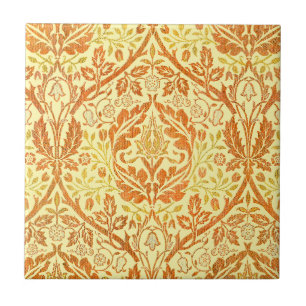 Carreau Rameau d'or William Morris Art nouveau vintage