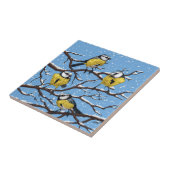 Carreau Rameaux bleus en hiver (Côté)