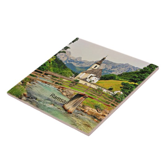 Carreau Ramsau, Alpes bavaroises (Côté)