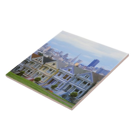 Carreau Rangée de maisons victoriennes (Côté)