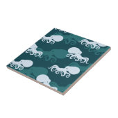 Carreau Rangées de motif de poulpe (Côté)