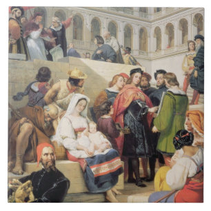 Carreau Raphael à Vatican, 1832 (huile sur la toile)