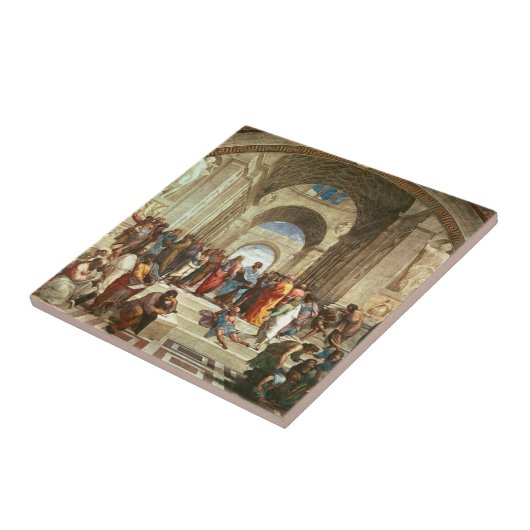 Carreau Raphael - École d'Athènes (Côté)