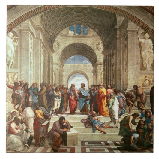 Carreau Raphael - L'École d'Athènes (Devant)