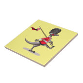 Carreau Raptor Habillé En Garde Britannique. (Côté)