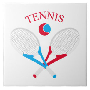 Carreau Raquettes de tennis et ballon de tennis