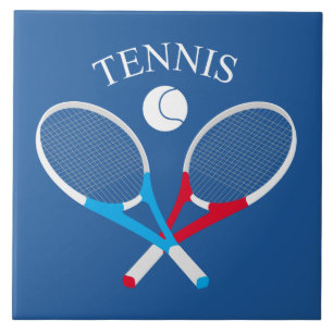 Carreau Raquettes de tennis et ballon de tennis