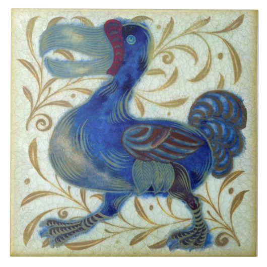 Carreau Rare de Morgan Dodo, Oiseau de Repro de Whimsical (Devant)