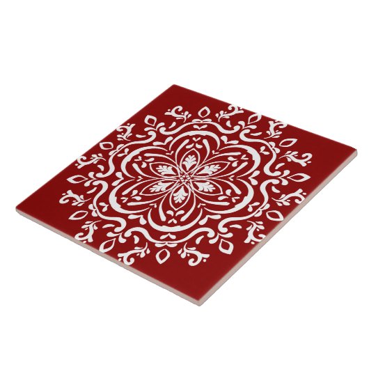 Carreau Raspberry Mandala (Côté)