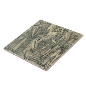 Carreau Rassemblant des herbes pour la médecine, 1534 (Côté)