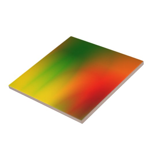 Carreau Rasta Splash de couleur (Côté)