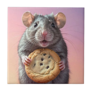 Carreau Rat mignon Avec Chip Cookie Chocolate