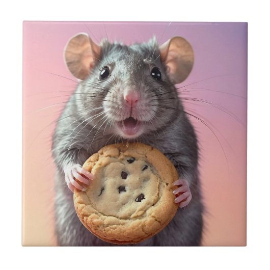 Carreau Rat mignon Avec Chip Cookie Chocolate (Devant)