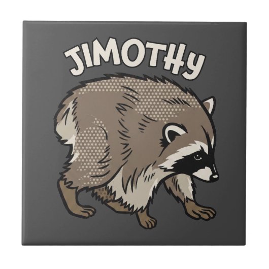 Carreau Raton de Jimothy de style comique Animal (Devant)