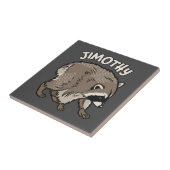Carreau Raton de Jimothy de style comique Animal (Côté)