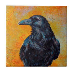 Carreau Raven sur la toile