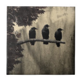 Carreau Ravens perchés (Devant)