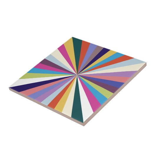 Carreau Rayons multicolores été (Côté)