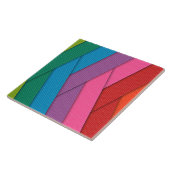 Carreau rayures Abstraites, colorées, (Côté)